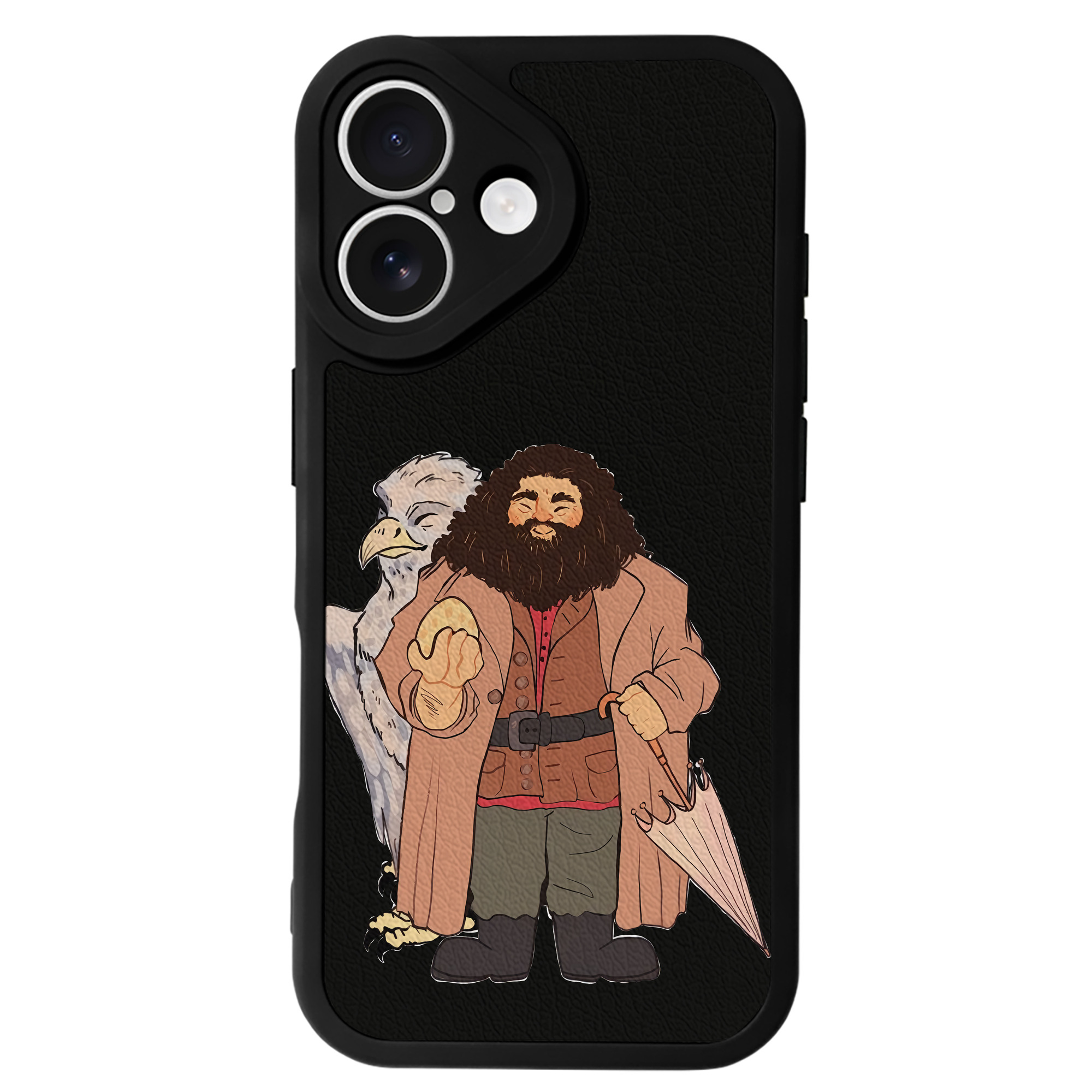 （画像用） Harry Potter ハリー・ポッターシリーズ 【iPhone 16シリーズ対応】シリコンスマホケース（レザー調） 材質：シリコン